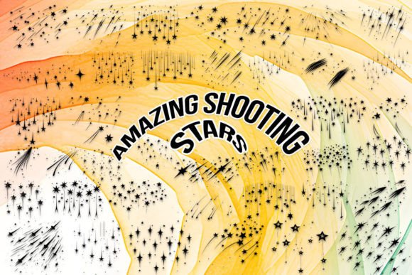 Amazing Shooting Stars: A Celestial Dingbats Font for Campaign Graphics