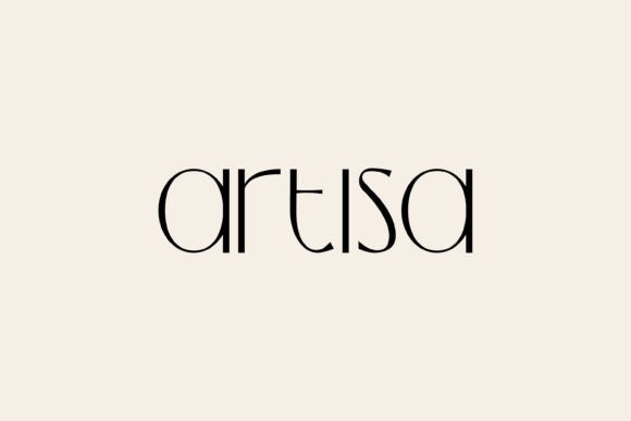 Artisa: A Minimal Serif Font for Luxurious Branding Projects