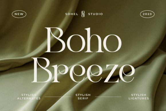 Boho Breeze: A Modern Serif Typeface for Elegant Web Typography