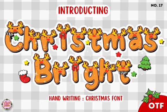 Christmas Bright 17: Festive Hand-Lettered Font for Holiday Marketing