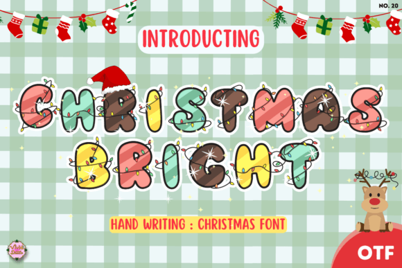 Christmas Bright 20: A Festive Hand-Lettered Font for Holiday-Themed Editorial Design