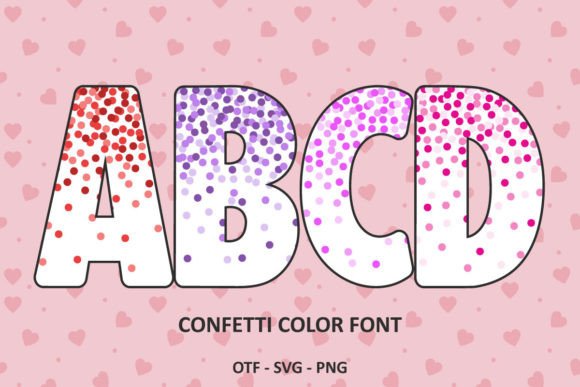 Confetti Color: A Vibrant Font for Celebratory Designs