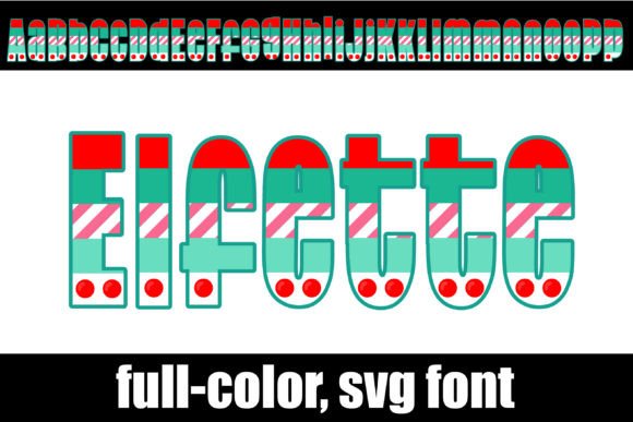 Elfette: A Festive Color Font for Modern Editorial Design