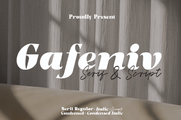Gafeniv Duo: Elegant Serif Font for Modern Design Projects