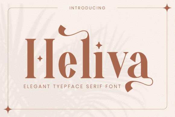 Heliva: A Stylish Serif Font for Elegant Web Design and Branding