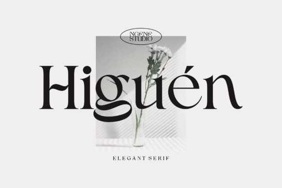 Higuen: A Sophisticated Serif Font for Elegant Brand Design