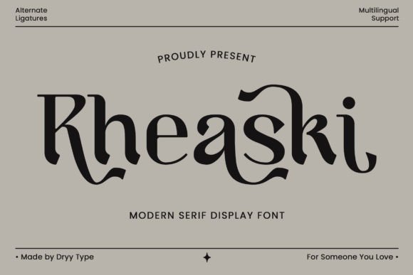How Rheaski Font Elevates Small Business Branding with Elegant Typography