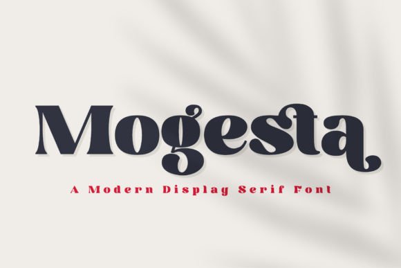 Mogesta: A Bold Serif Font for High-Impact Campaign Visuals