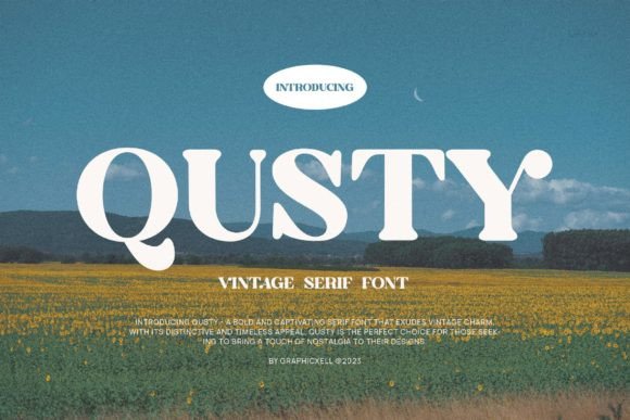 Qusty: The Elegant Serif Typeface for Modern Editorial Design