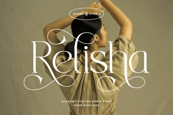 Relisha: A Modern Serif Typeface for Elegant Web Typography