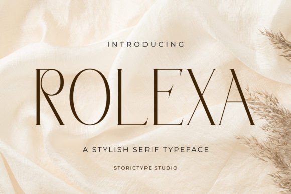 Rolexa: A Bold Serif Font for Elegant Web Design