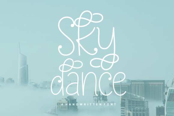 Sky Dance: A Delicate Handwritten Font for Elegant Digital Campaigns