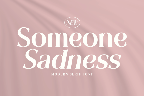 Someone Sadness: A Contemporary Serif Font for Elegant Handmade Designs