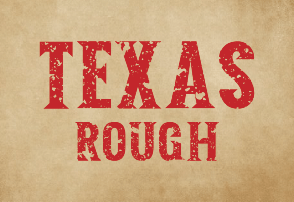 Texas Rough: A Western Serif Font for Clean Retro Branding