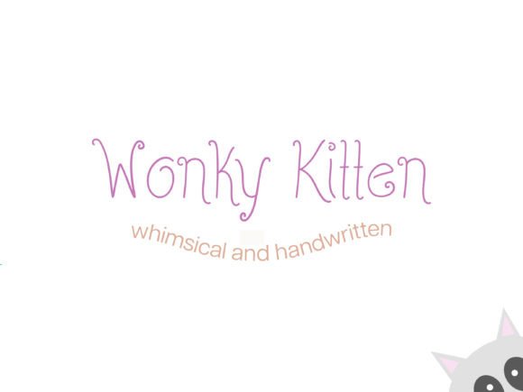 Wonky Kitten: A Whimsical Script Font for Digital Branding and Web Design